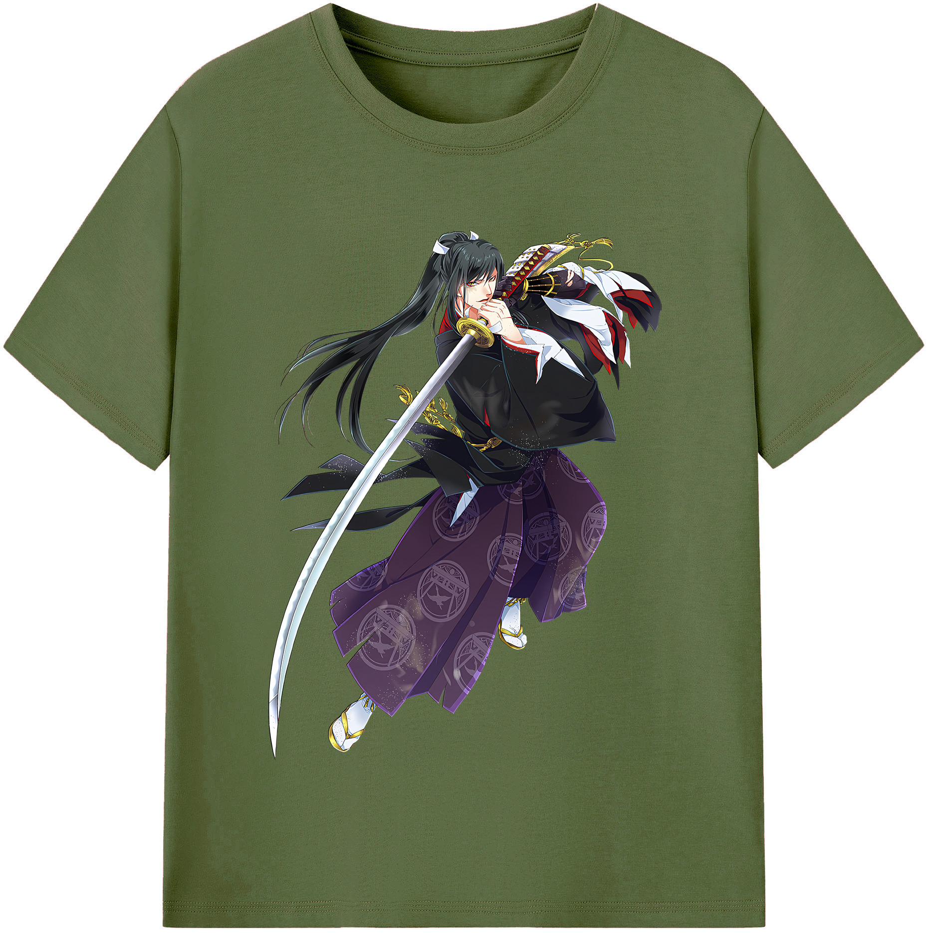 （画像用） 刀剣乱舞 Touken Ranbu 綿100％半袖Tシャツ（フロントプリント）